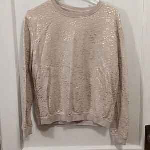 Majestic Filatures Gold Fleck Sweatshirt Size 2